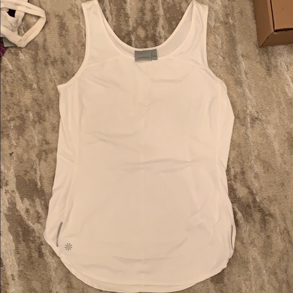 White Athleta tank top